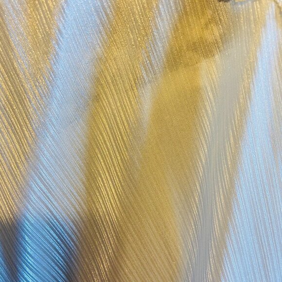 #4583 Vintage Miss Elaine beige nightgown sheer with lace size L - Picture 6 of 7